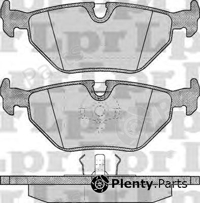  LPR part 05P297 Brake Pad Set, disc brake