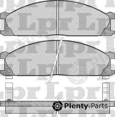  LPR part 05P378 Brake Pad Set, disc brake