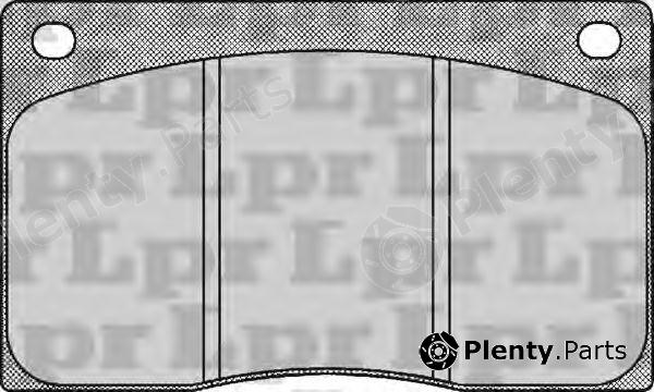  LPR part 05P386 Brake Pad Set, disc brake