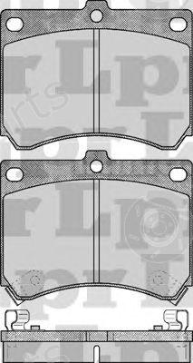  LPR part 05P510 Brake Pad Set, disc brake