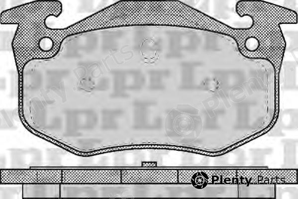  LPR part 05P582 Brake Pad Set, disc brake