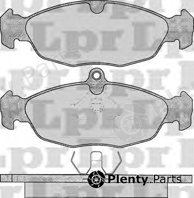  LPR part 05P599 Brake Pad Set, disc brake