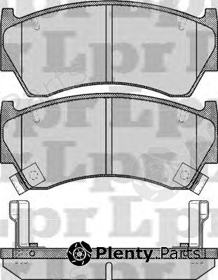  LPR part 05P617 Brake Pad Set, disc brake