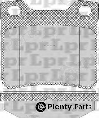  LPR part 05P622 Brake Pad Set, disc brake