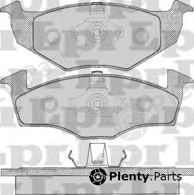  LPR part 05P627 Brake Pad Set, disc brake