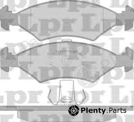  LPR part 05P628 Brake Pad Set, disc brake