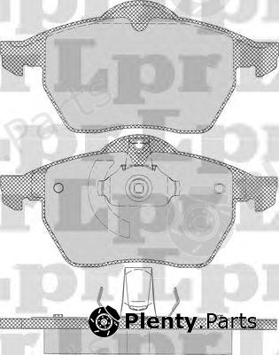  LPR part 05P635 Brake Pad Set, disc brake