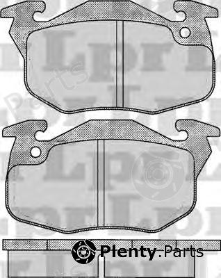  LPR part 05P642 Brake Pad Set, disc brake