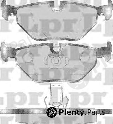  LPR part 05P650 Brake Pad Set, disc brake