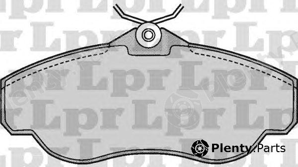  LPR part 05P728 Brake Pad Set, disc brake