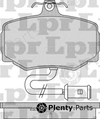  LPR part 05P752 Brake Pad Set, disc brake