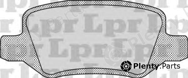  LPR part 05P850 Brake Pad Set, disc brake