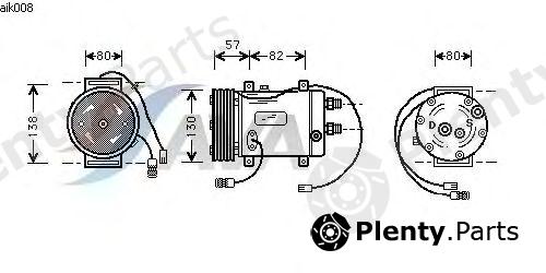  AVA QUALITY COOLING part AIK008 Compressor, air conditioning