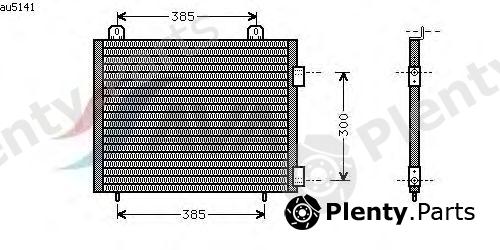  AVA QUALITY COOLING part AU5141 Condenser, air conditioning