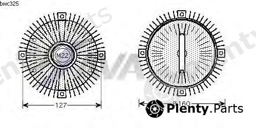  AVA QUALITY COOLING part BWC325 Clutch, radiator fan