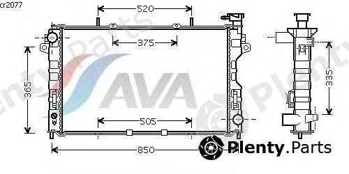  AVA QUALITY COOLING part CR2077 Radiator, engine cooling