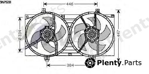  AVA QUALITY COOLING part DN7528 Fan, radiator