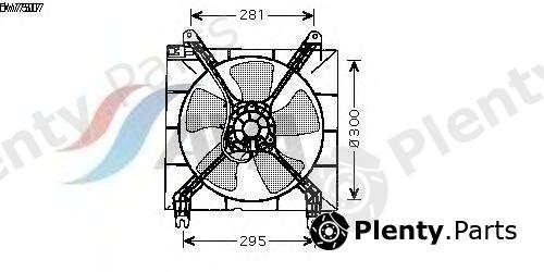  AVA QUALITY COOLING part DW7507 Fan, radiator