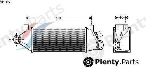  AVA QUALITY COOLING part FD4385 Intercooler, charger