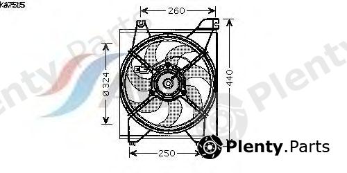  AVA QUALITY COOLING part KA7515 Fan, radiator