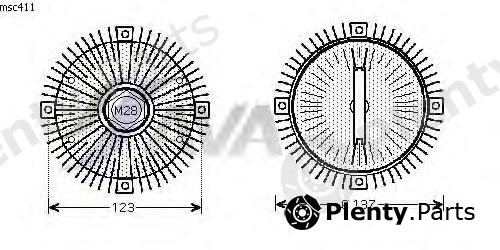  AVA QUALITY COOLING part MSC411 Clutch, radiator fan