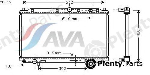  AVA QUALITY COOLING part MT2116 Radiator, engine cooling