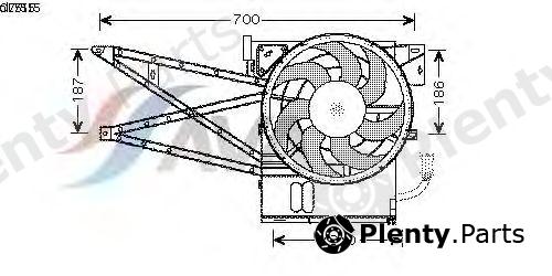  AVA QUALITY COOLING part OL7515 Fan, radiator