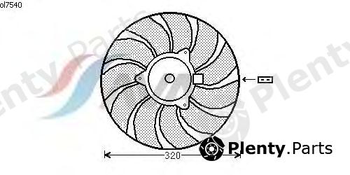  AVA QUALITY COOLING part OL7540 Fan, radiator