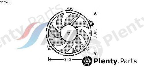  AVA QUALITY COOLING part PE7525 Fan, radiator