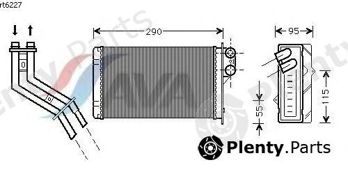  AVA QUALITY COOLING part RT6227 Heat Exchanger, interior heating