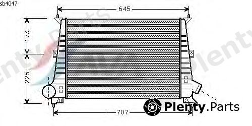  AVA QUALITY COOLING part SB4047 Intercooler, charger