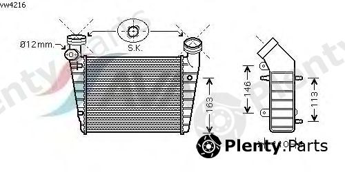  AVA QUALITY COOLING part VW4216 Intercooler, charger