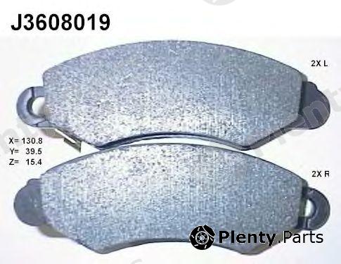  NIPPARTS part J3608019 Brake Pad Set, disc brake