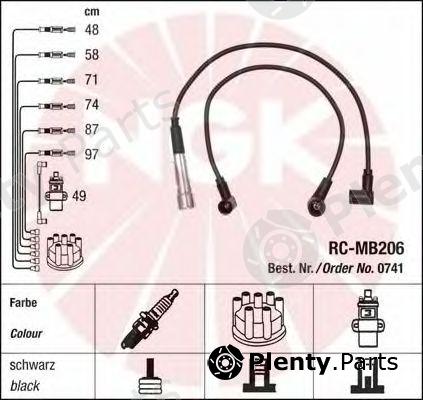  NGK part 0741 Ignition Cable Kit