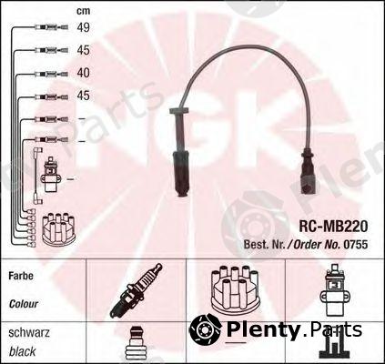  NGK part 0755 Ignition Cable Kit
