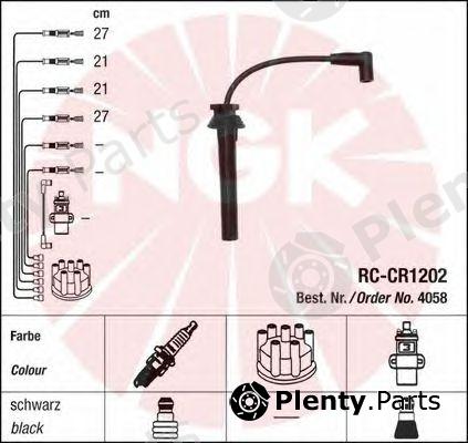  NGK part 4058 Ignition Cable Kit