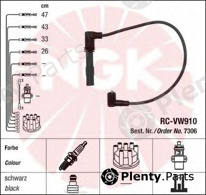  NGK part 7306 Ignition Cable Kit