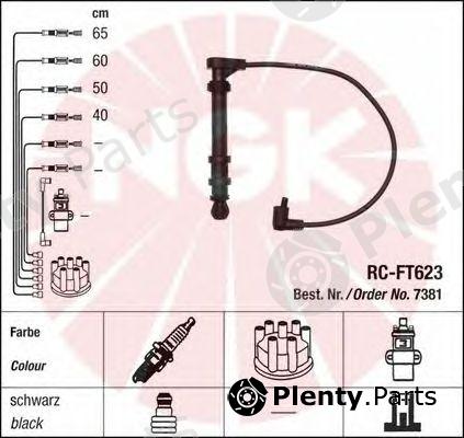  NGK part 7381 Ignition Cable Kit