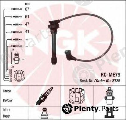  NGK part 8735 Ignition Cable Kit