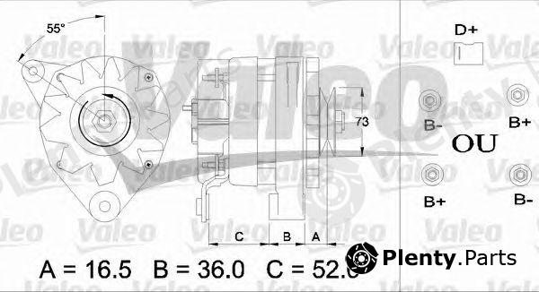 VALEO part 436248 Alternator