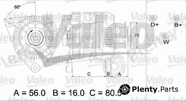  VALEO part 436682 Alternator