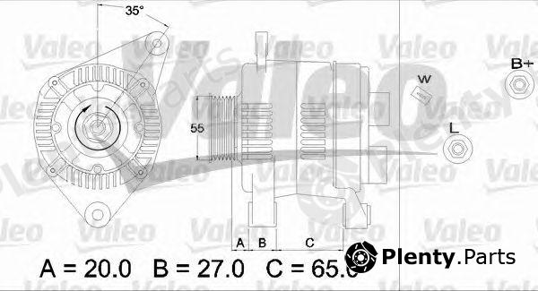  VALEO part 436730 Alternator