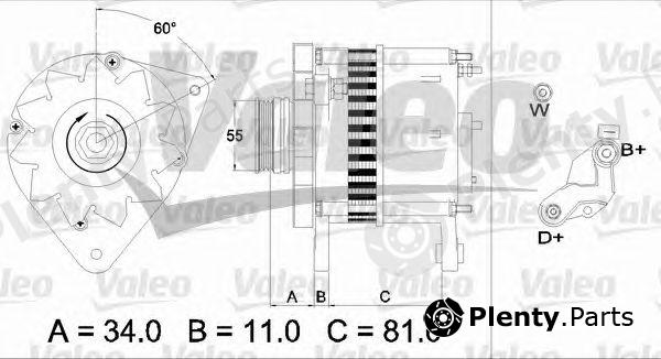  VALEO part 437111 Alternator