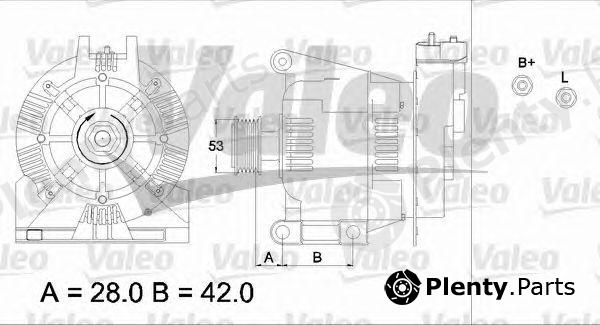  VALEO part 437114 Alternator