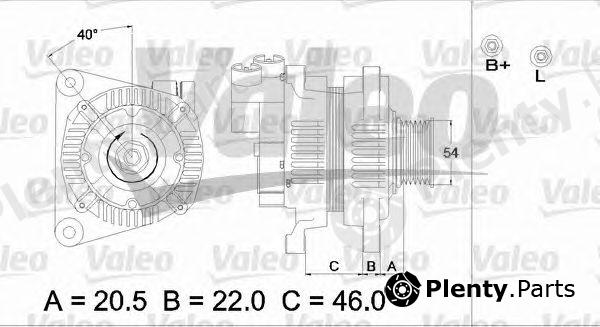  VALEO part 437171 Alternator