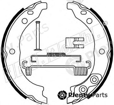  fri.tech. part 1034.113K (1034113K) Brake Shoe Set, parking brake