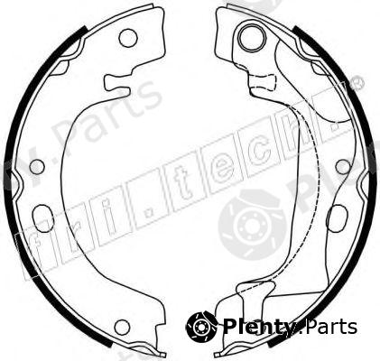  fri.tech. part 1115.318 (1115318) Brake Shoe Set, parking brake