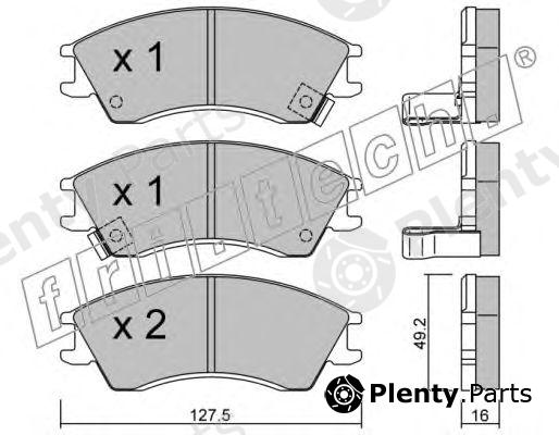  fri.tech. part 163.0 (1630) Brake Pad Set, disc brake