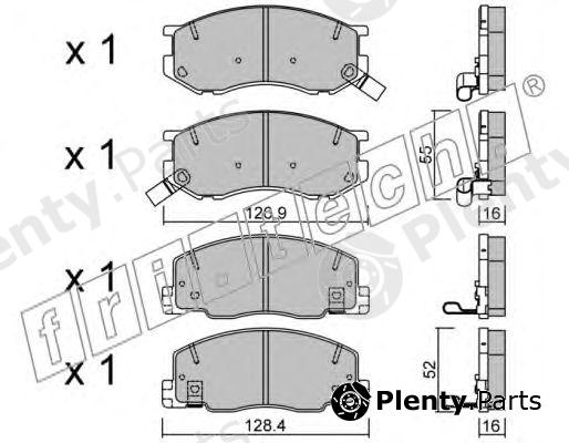  fri.tech. part 472.0 (4720) Brake Pad Set, disc brake