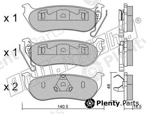  fri.tech. part 643.0 (6430) Brake Pad Set, disc brake